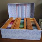 Box of 96 cards thread to embroider RETORS DU NORD